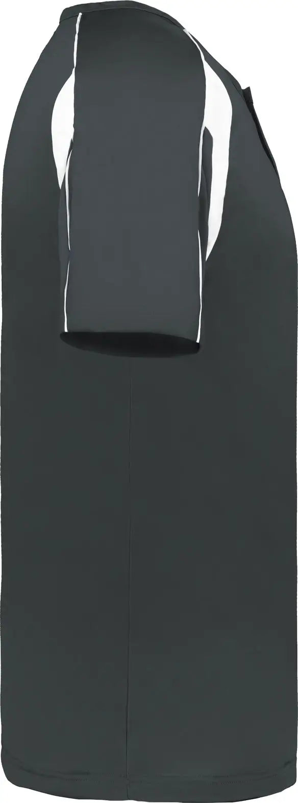 Alleson Athletic 7937 Pro Placket Baseball Jersey - Graphite White