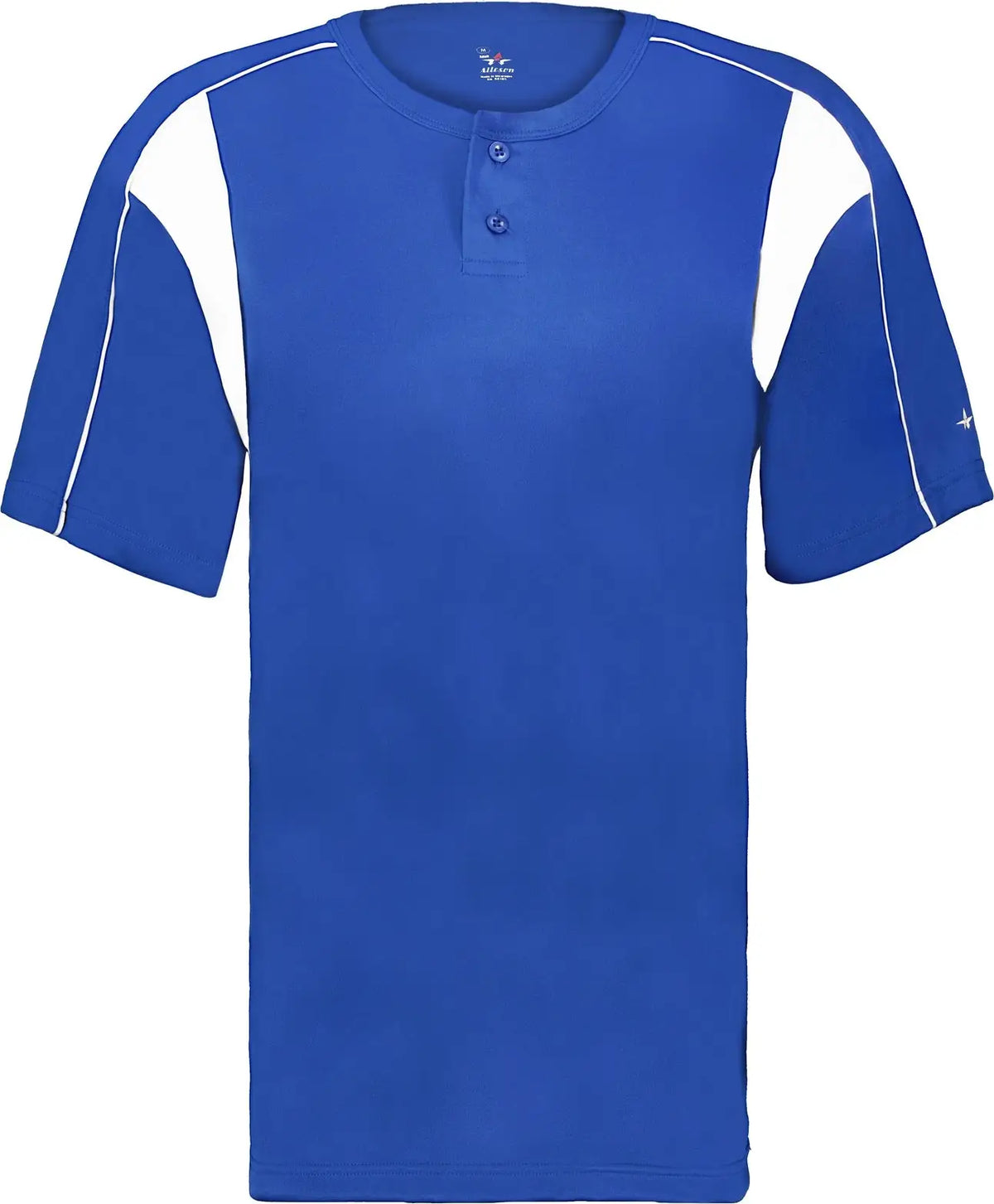 Alleson Athletic 7937 Pro Placket Baseball Jersey - Royal White