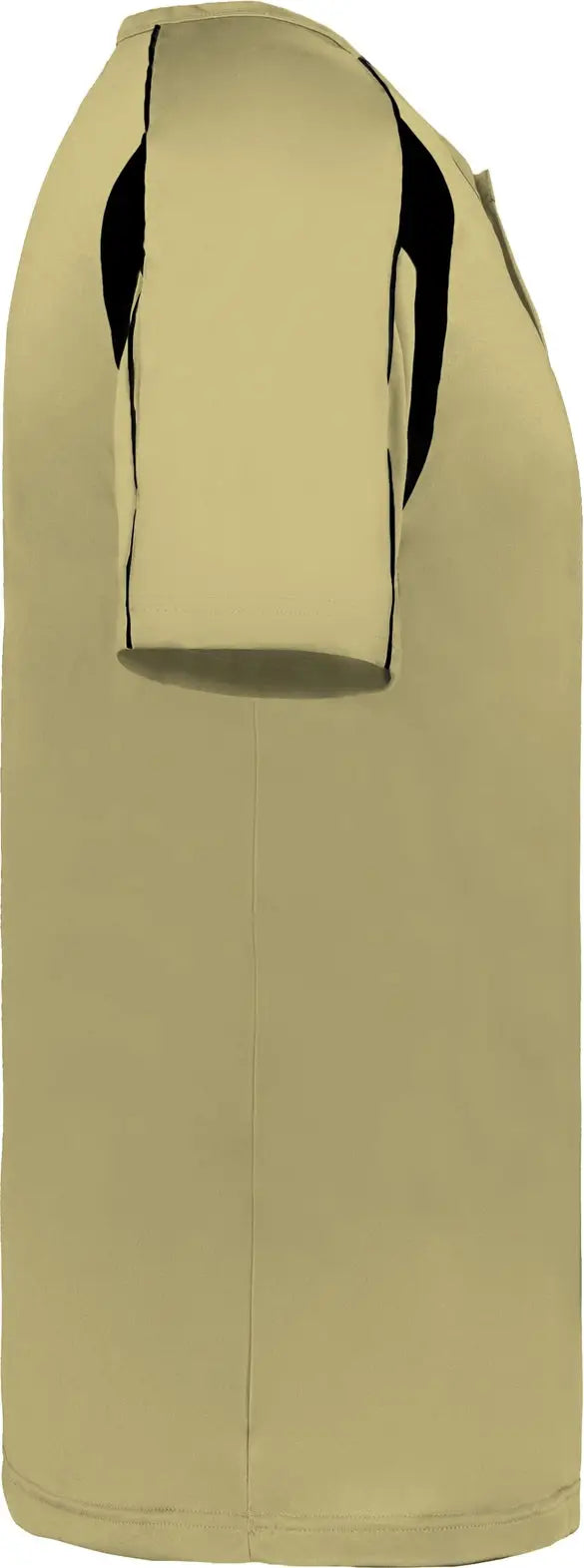 Alleson Athletic 793700 Pro Placket Baseball Jersey - Vegas Gold Black