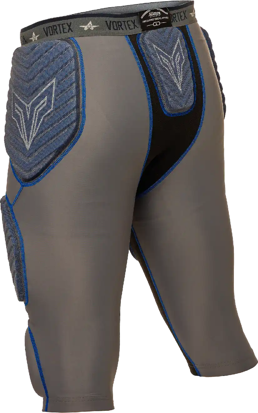 Alleson Athletic 7sipg2 Vortex 7 Padded Girdle - Charcoal Solid Navy
