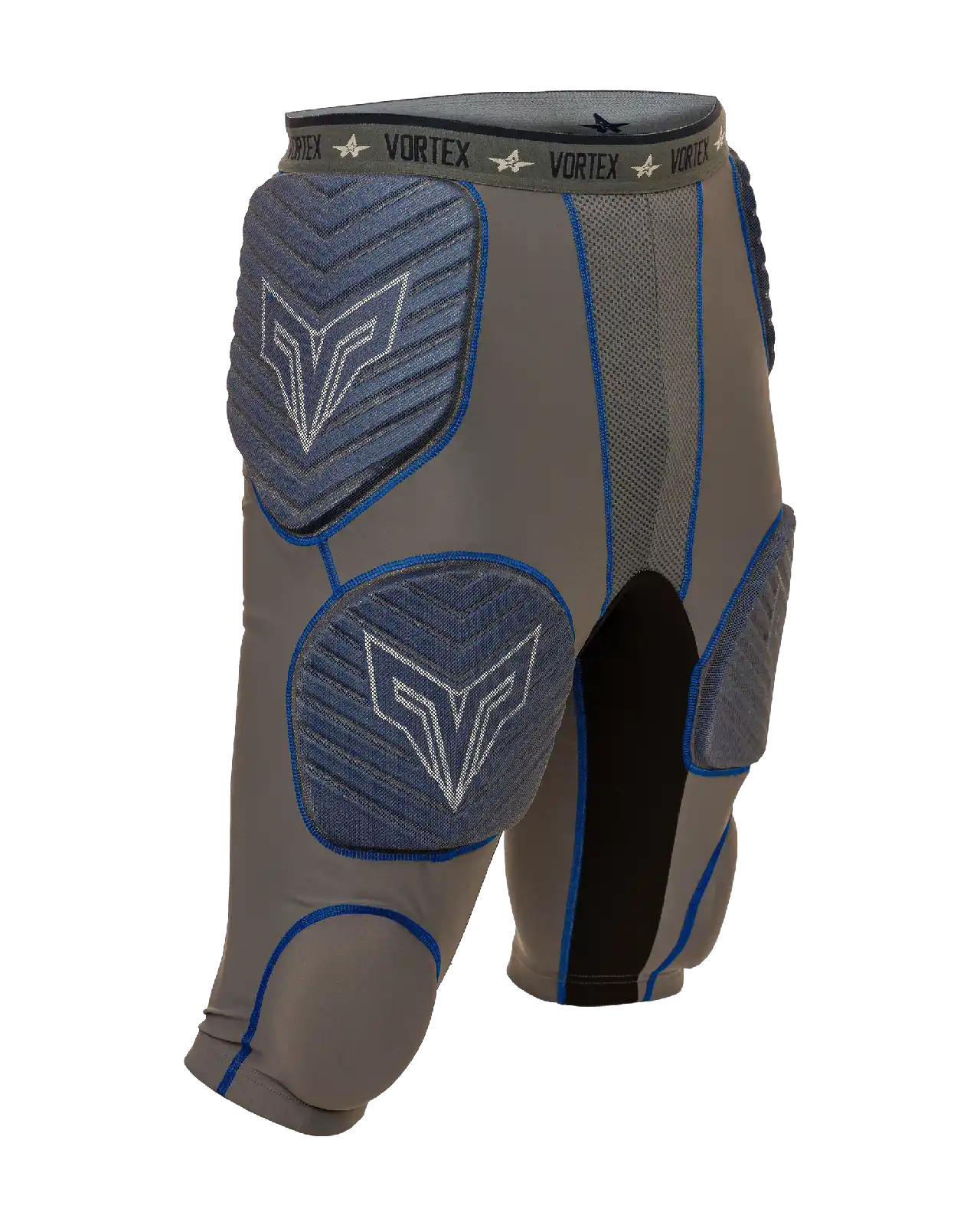 Alleson Athletic 7sipg2y Vortex 7 Padded Girdle - Charcoal Solid Navy