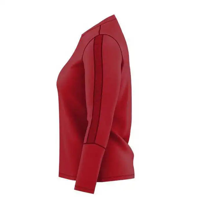 Alleson Athletic 831vljg Girls Dig Long Sleeve Volleyball Jersey - Red Heather