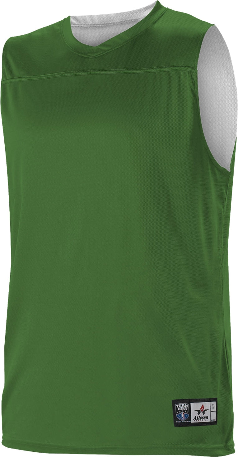 Alleson Athletic A105ba Reversible Nba Team Jersey - Kelly White