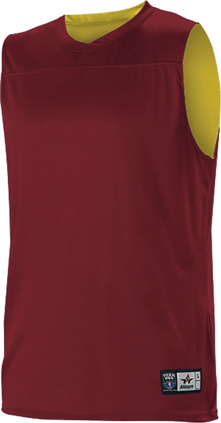 Alleson Athletic A105ba Reversible Nba Team Jersey - Wine Gold