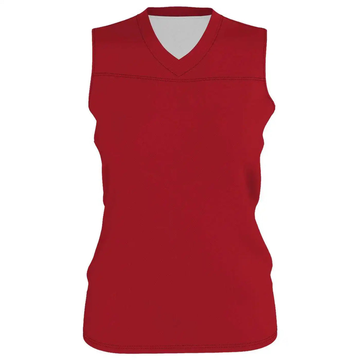 Alleson Athletic A105bg Girl’s Blank Reversible Wnba Racerback Jersey - Scarlet White