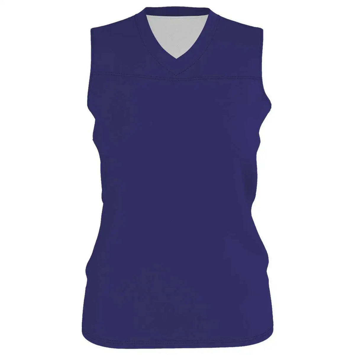 Alleson Athletic A105bw Women’s Blank Reversible Wnba Racerback Jersey - Purple White