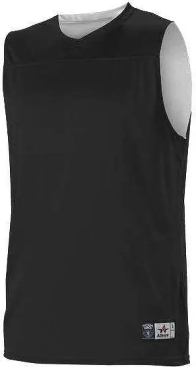 Alleson Athletic A105by Youth Nba Blank Reversible Game Jersey - Black White