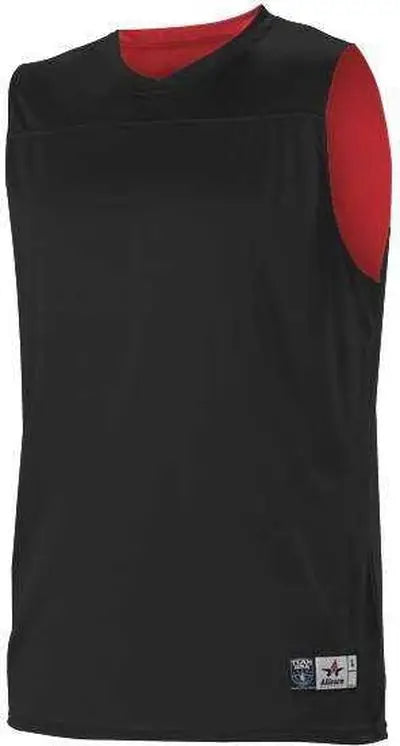 Alleson Athletic A105by Youth Nba Blank Reversible Game Jersey - Black Scarlet