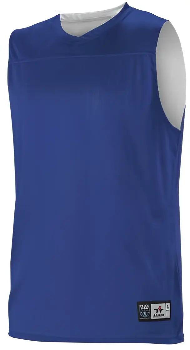 Alleson Athletic A105by Youth Nba Blank Reversible Game Jersey - Royal White