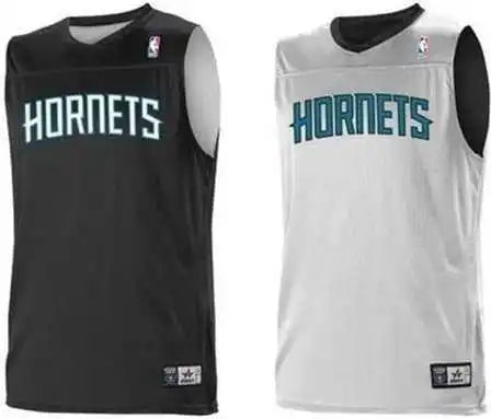 Alleson Athletic A105la Adult Nba Logo Reversible Game Jersey - Charlotte Hornets