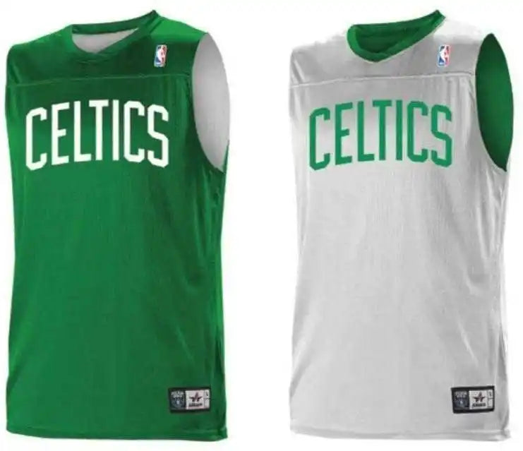 Alleson Athletic A105la Adult Nba Logo Reversible Game Jersey - Boston Celtics