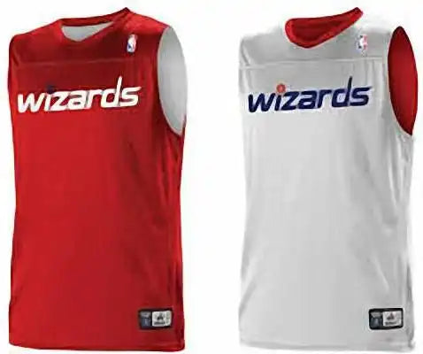 Alleson Athletic A105la Adult Nba Logo Reversible Game Jersey - Washington Wizards