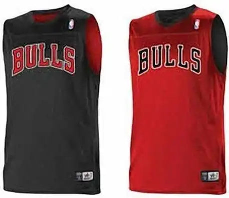 Alleson Athletic A105la Adult Nba Logo Reversible Game Jersey - Chicago Bulls