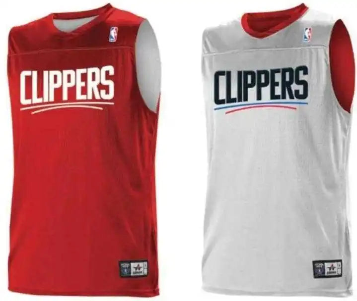 Alleson Athletic A105la Adult Nba Logo Reversible Game Jersey - Los Angeles Clippers