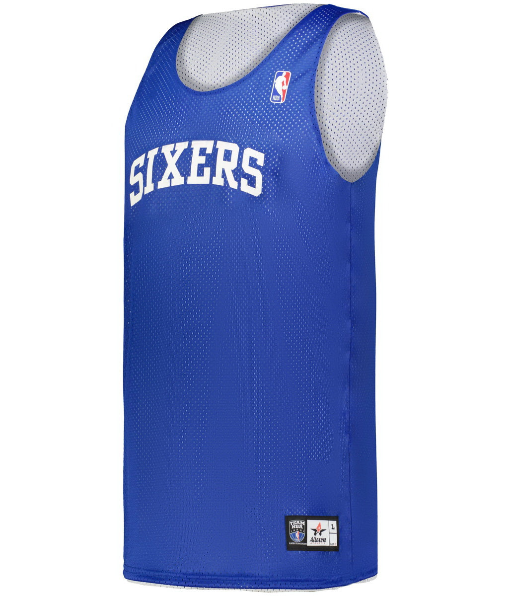 Alleson Athletic A105ly Nba Youth Logoed Reversible Jersey - Philadelphia 76ers