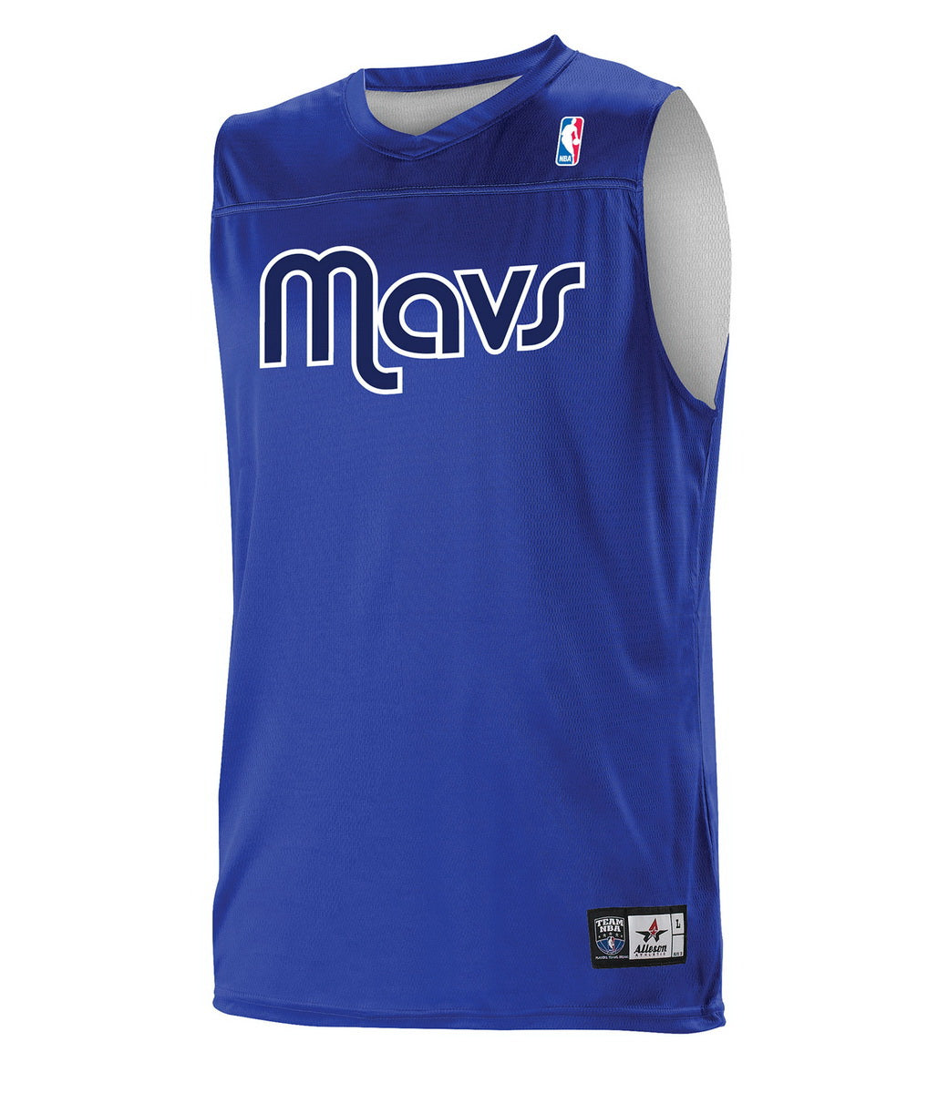 Alleson Athletic A105ly Nba Youth Logoed Reversible Jersey - Dallas Mavericks