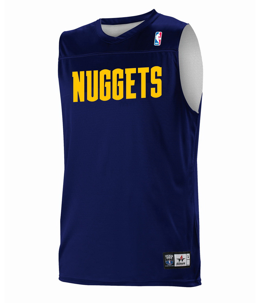 Alleson Athletic A105ly Nba Youth Logoed Reversible Jersey - Denver Nuggets