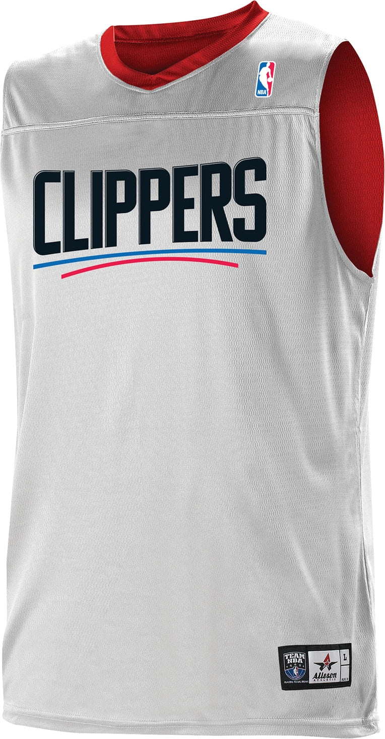 Alleson Athletic A105ly Nba Youth Logoed Reversible Jersey - Los Angeles Clippers