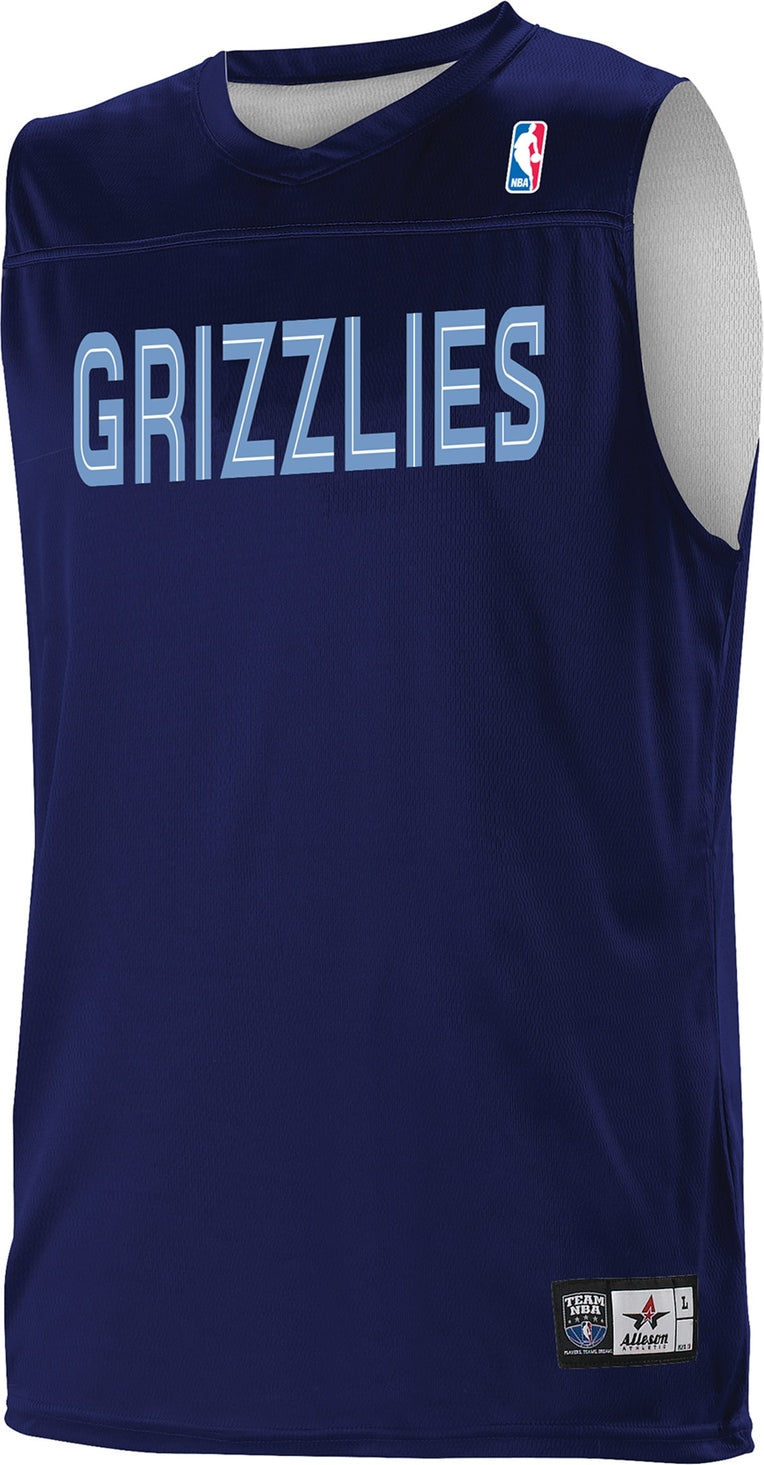 Alleson Athletic A105ly Nba Youth Logoed Reversible Jersey - Memphis Grizzlies