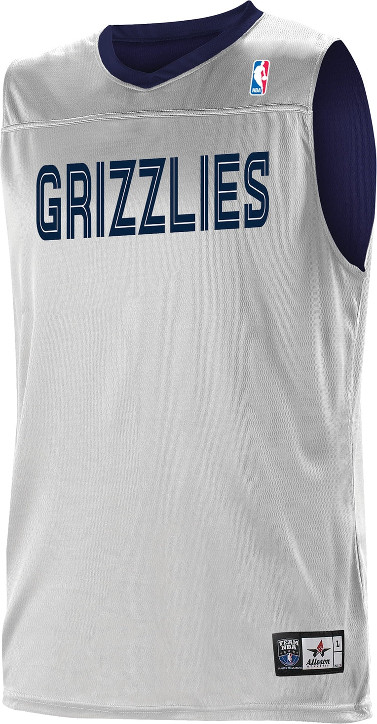 Alleson Athletic A105ly Nba Youth Logoed Reversible Jersey - Memphis Grizzlies