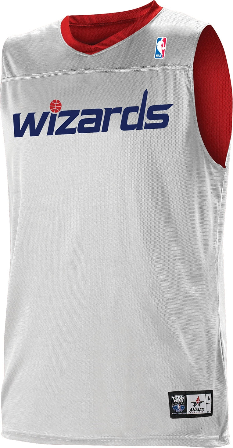 Alleson Athletic A105ly Nba Youth Logoed Reversible Jersey - Washington Wizards