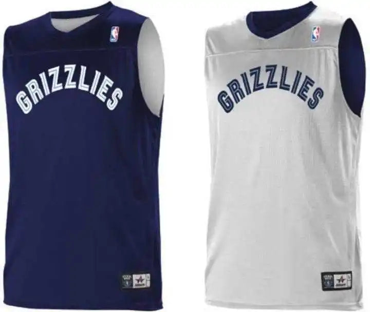 Alleson Athletic A105ly Youth Nba Logo Reversible Jersey - Memphis Grizzlies