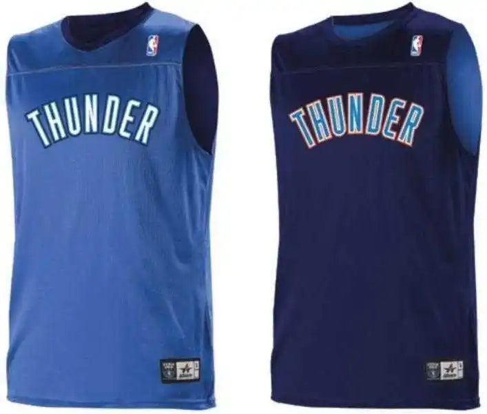Alleson Athletic A105ly Youth Nba Logo Reversible Jersey - Oklahoma City Thunder