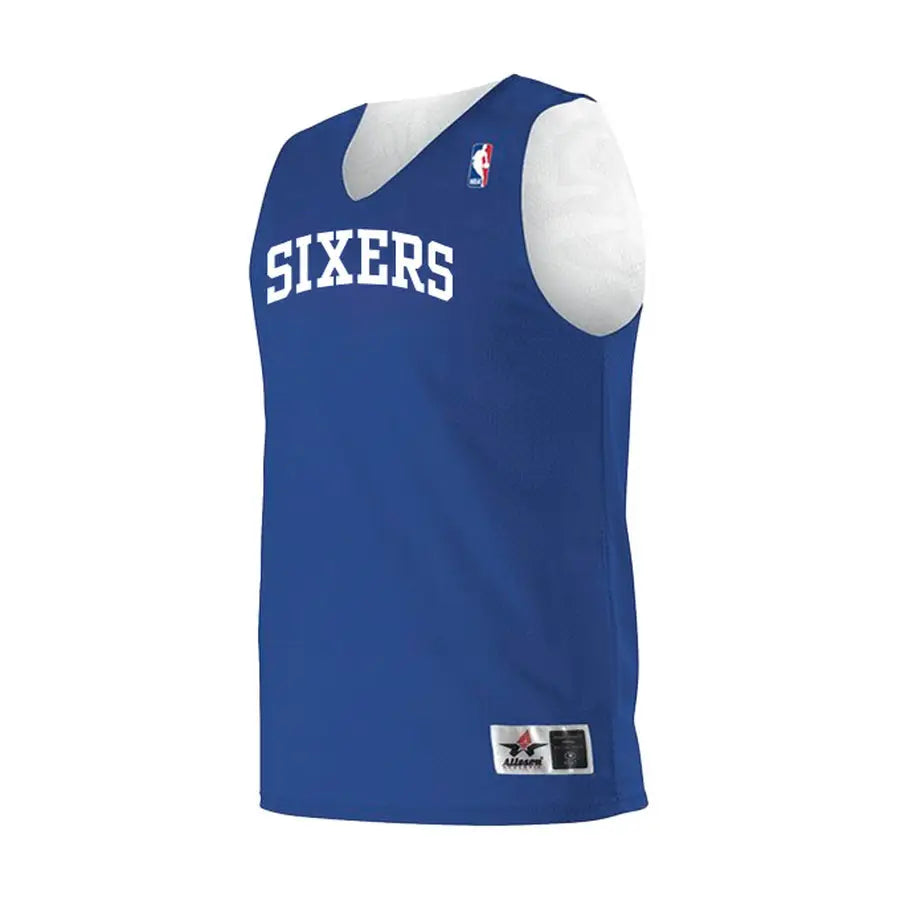 Alleson Athletic A105ly Youth Nba Logo Reversible Jersey - Philadelphia 76ers