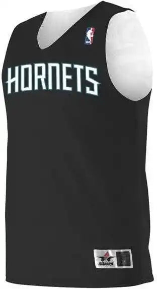 Alleson Athletic A115la Adult Nba Logo’d Reversible Jersey - Charlotte Hornets