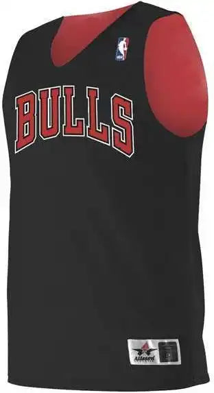 Alleson Athletic A115la Adult Nba Logo’d Reversible Jersey - Chicago Bulls