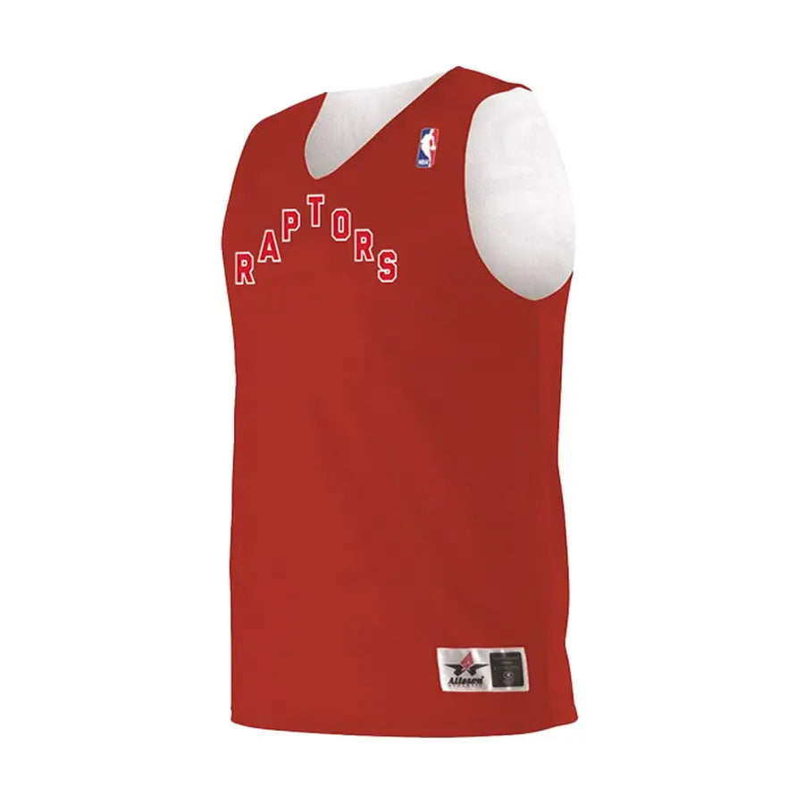 Alleson Athletic A115la Adult Nba Logo’d Reversible Jersey - Toronto Raptors