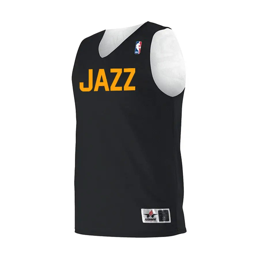 Alleson Athletic A115la Adult Nba Logo’d Reversible Jersey - Utah Jazz
