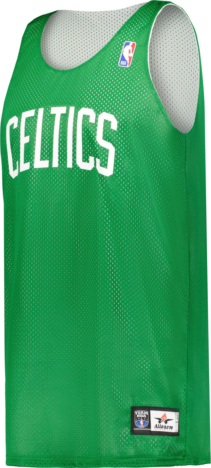 Alleson Athletic A115la Nba Adult Logoed Reversible Jersey - Boston Celtics - Kelly Green White / s
