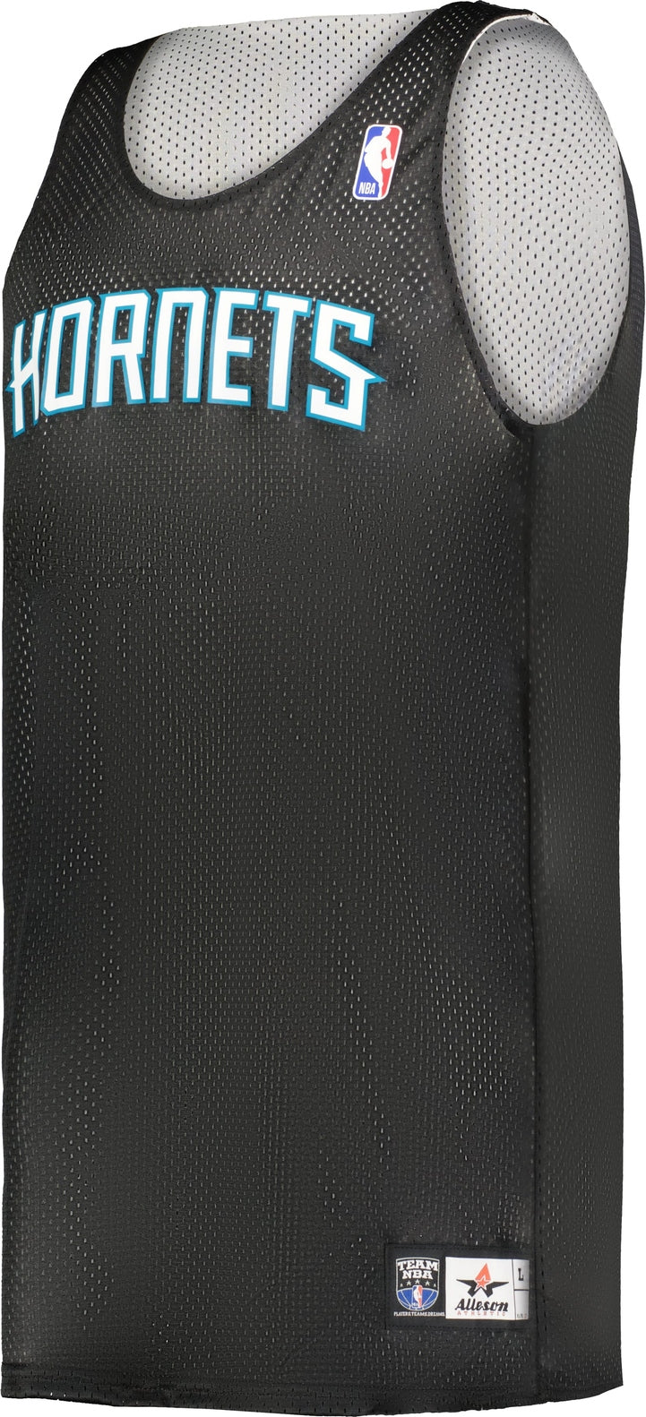 Alleson Athletic A115la Nba Adult Logoed Reversible Jersey - Charlotte Hornets - Black White / s