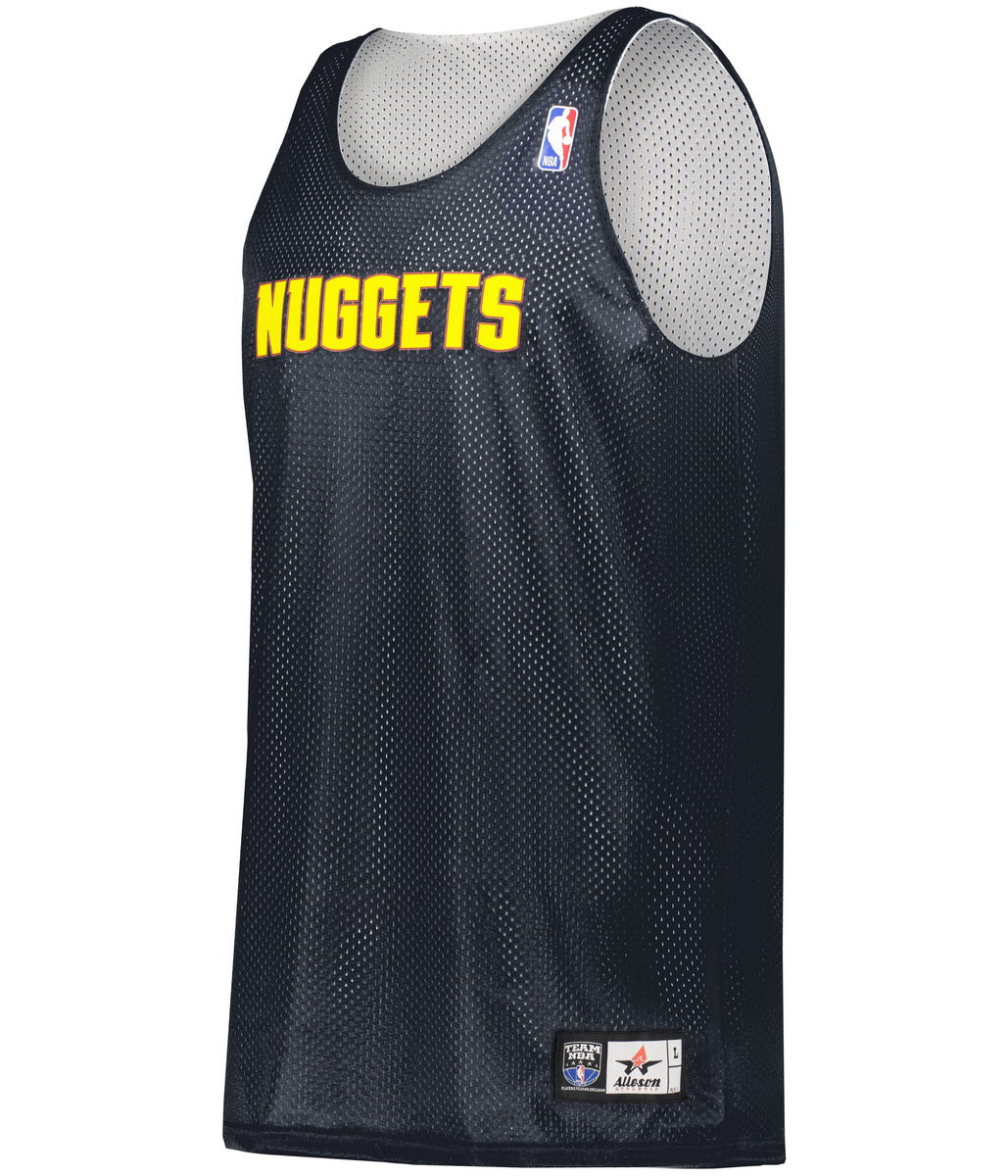 Alleson Athletic A115la Nba Adult Logoed Reversible Jersey - Denver Nuggets