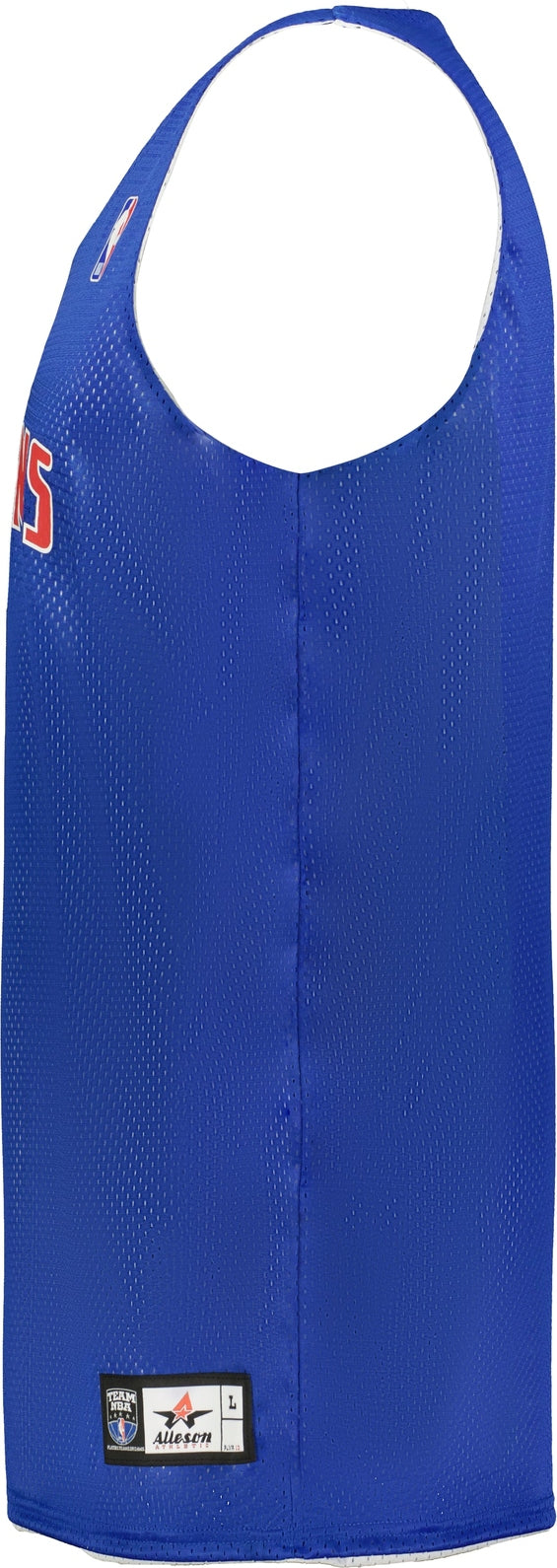 Alleson Athletic A115la Nba Adult Logoed Reversible Jersey - Detroit Pistons