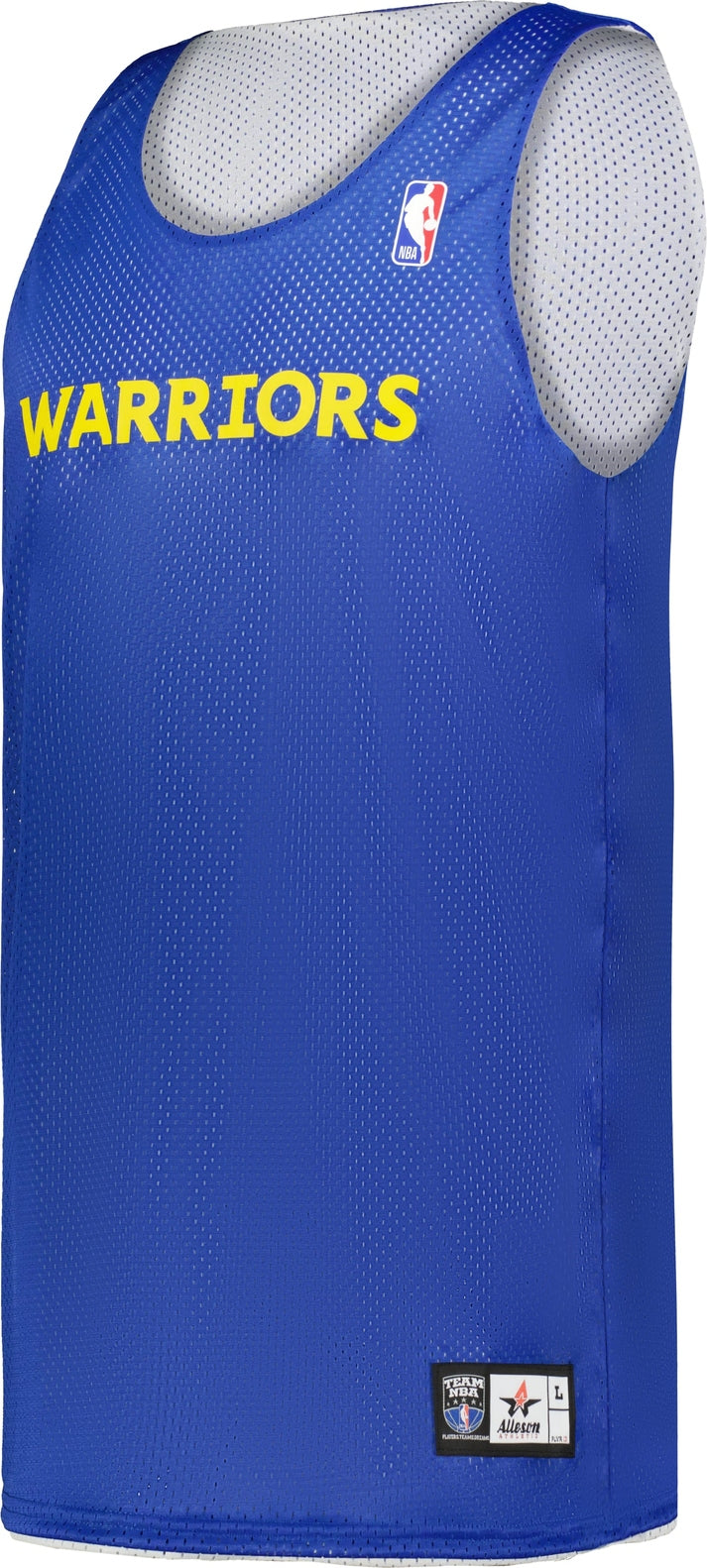 Alleson Athletic A115la Nba Adult Logoed Reversible Jersey - Golden State Warriors - Royal White / s