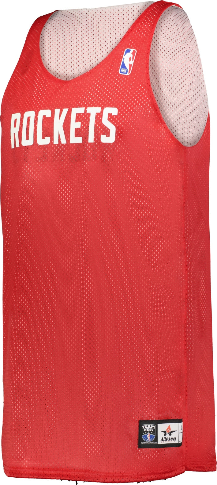 Alleson Athletic A115la Nba Adult Logoed Reversible Jersey - Houston Rockets - Red White / s