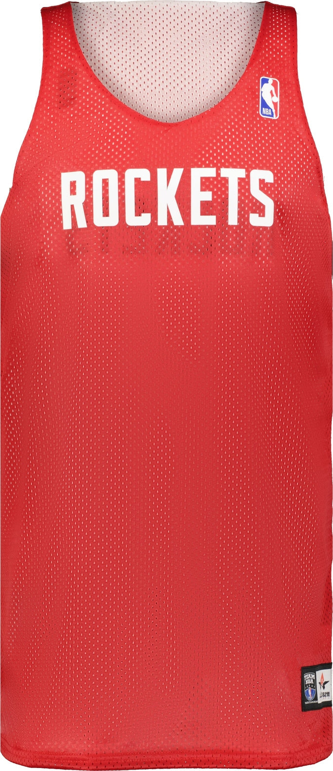 Alleson Athletic A115la Nba Adult Logoed Reversible Jersey - Houston Rockets