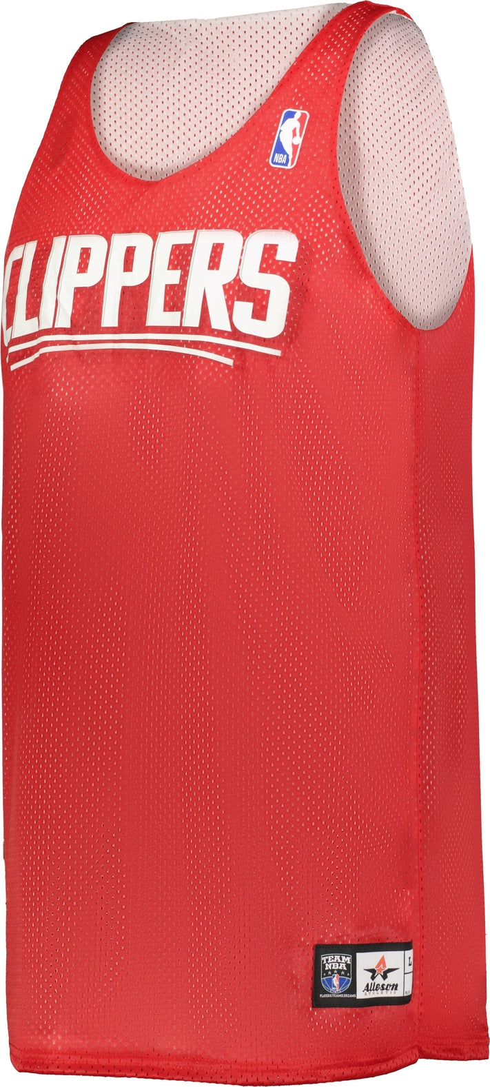 Alleson Athletic A115la Nba Adult Logoed Reversible Jersey - Los Angeles Clippers - Red White / s