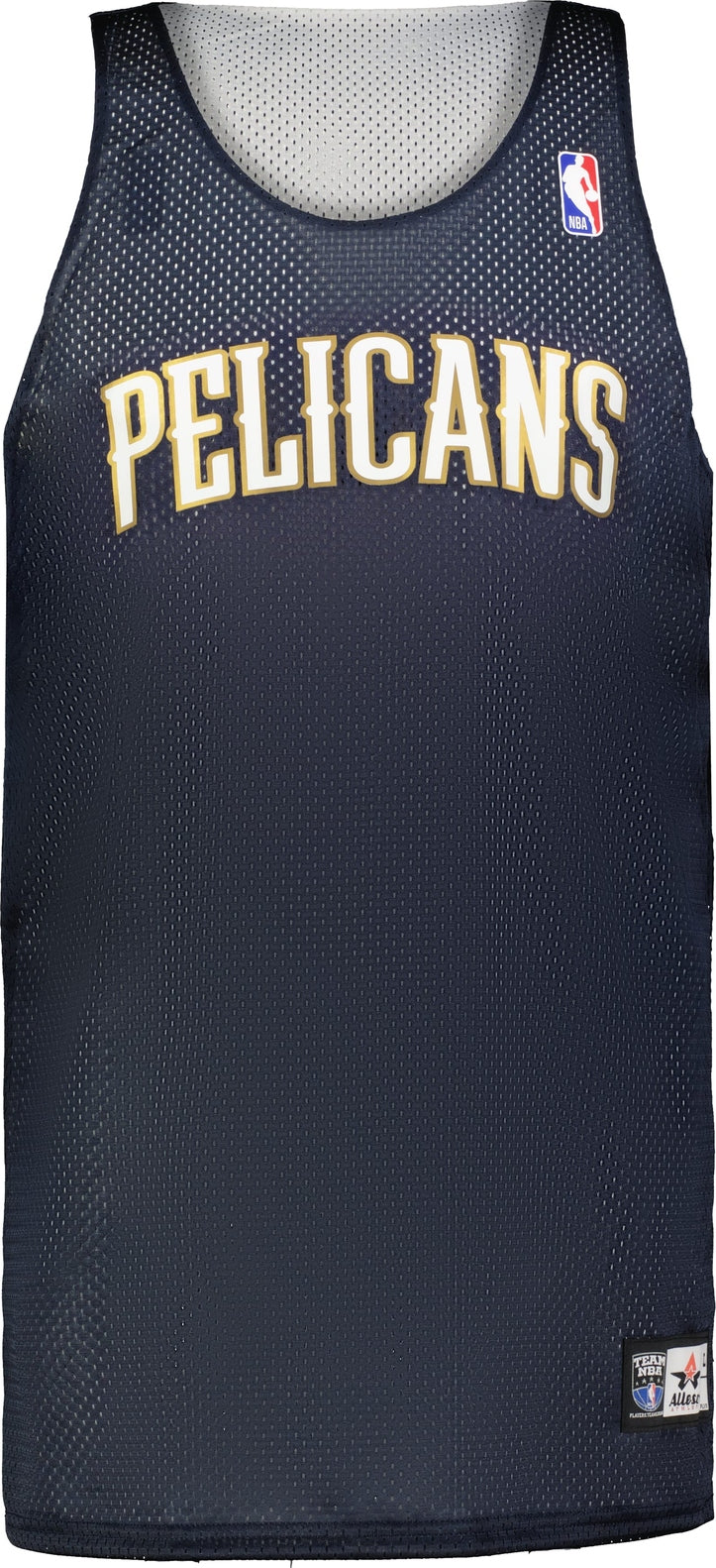 Alleson Athletic A115la Nba Adult Logoed Reversible Jersey - New Orleans Pelicans - Navy White / s