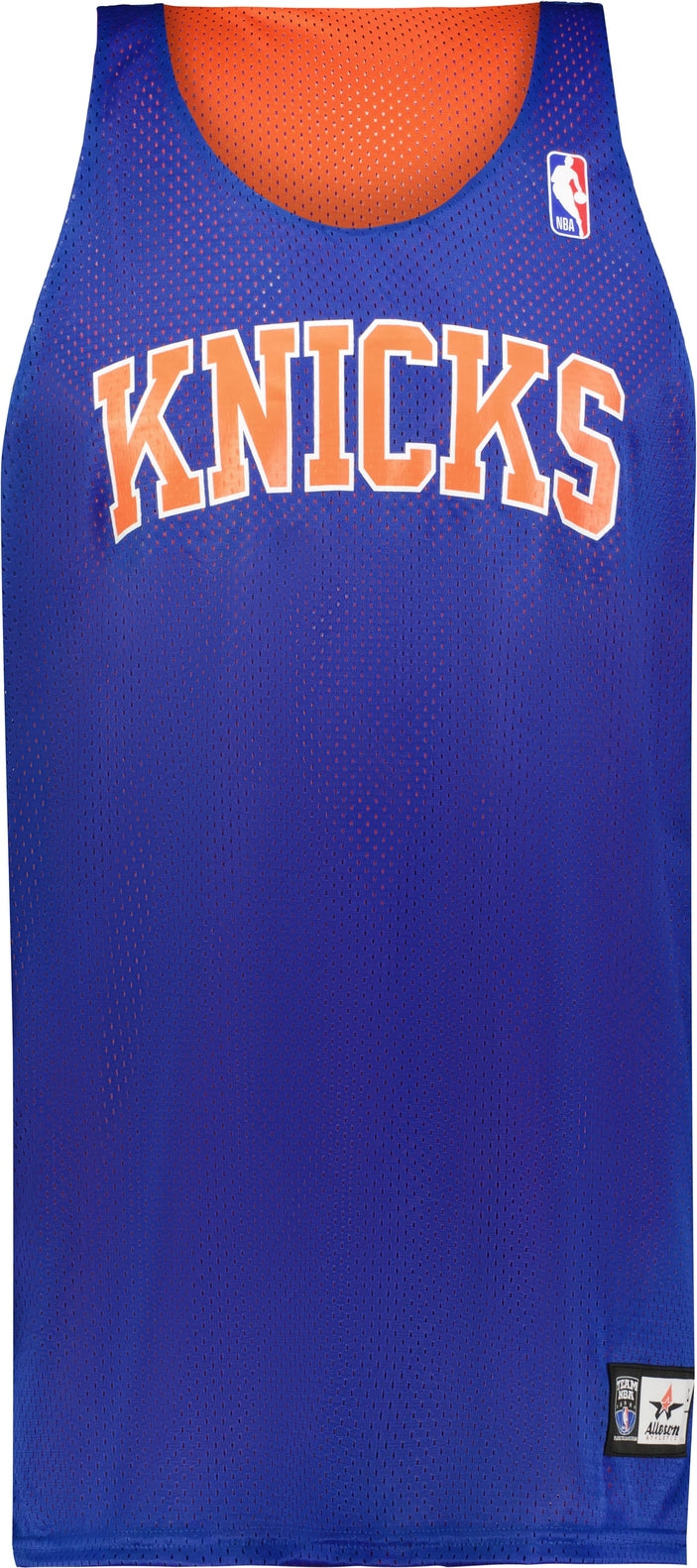 Alleson Athletic A115la Nba Adult Logoed Reversible Jersey - New York Knicks