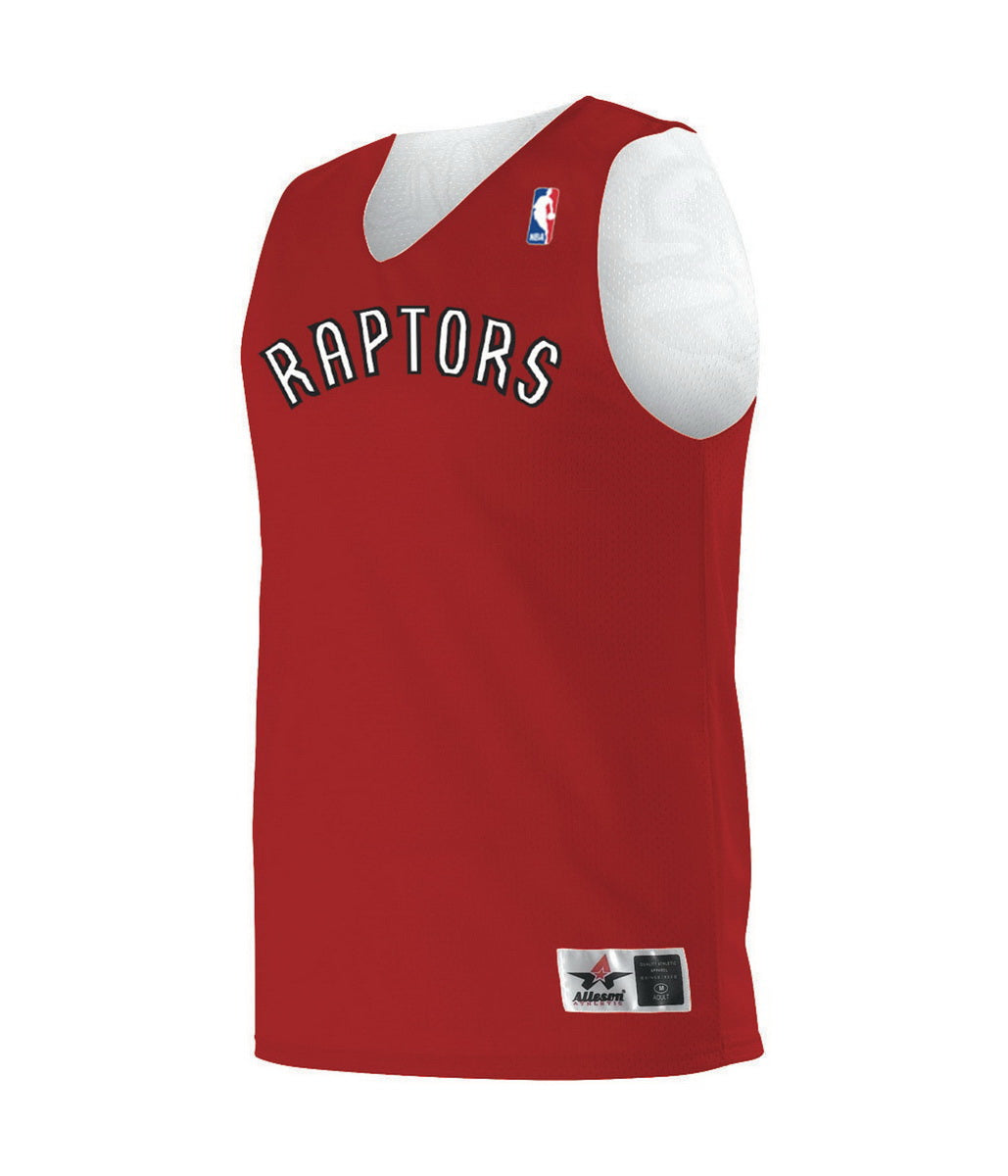 Alleson Athletic A115la Nba Adult Logoed Reversible Jersey - Toronto Raptors