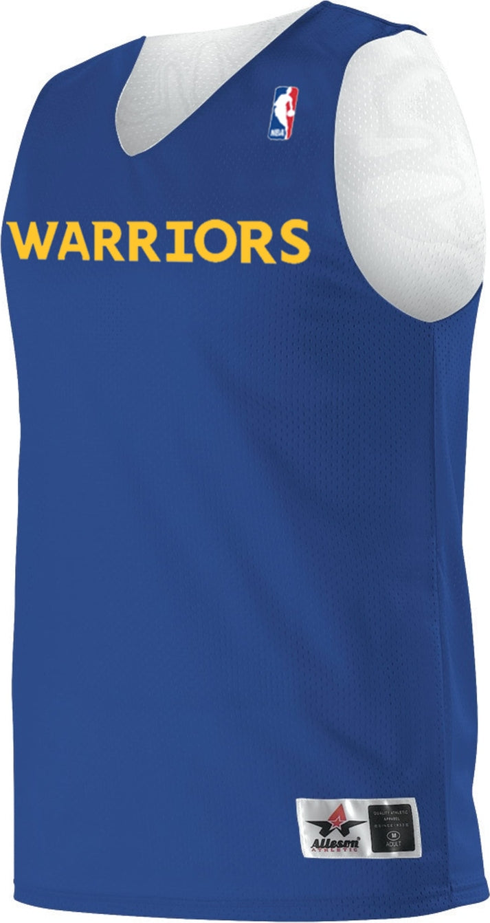 Alleson Athletic A115ly Nba Youth Logoed Reversible Jersey - Golden State Warriors