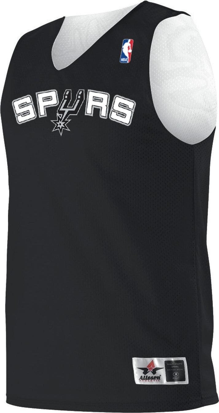 Alleson Athletic A115ly Nba Youth Logoed Reversible Jersey - San Antonio Spurs