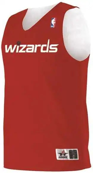 Alleson Athletic A115ly Youth Nba Logo’d Reversible Jersey - Washington Wizards