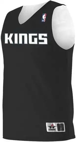 Alleson Athletic A115ly Youth Nba Logo’d Reversible Jersey - Sacramento Kings
