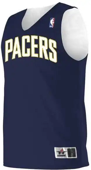 Alleson Athletic A115ly Youth Nba Logo’d Reversible Jersey - Indiana Pacers