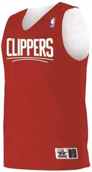 Alleson Athletic A115ly Youth Nba Logo’d Reversible Jersey - Los Angeles Clippers