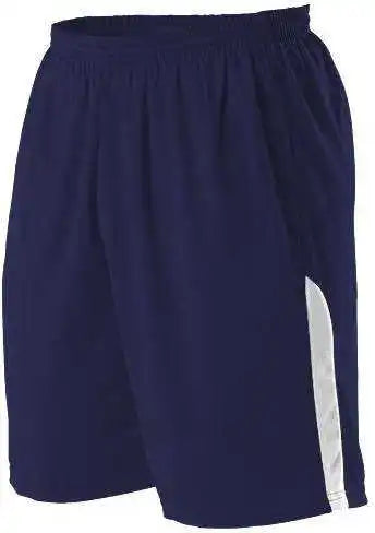 Alleson Athletic A205by Youth Nba Blank Game Short - Navy White